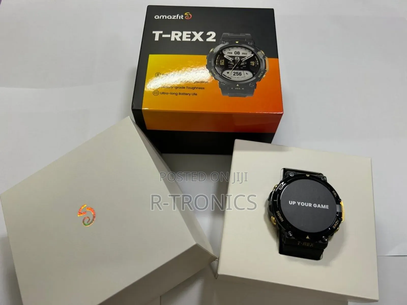 Amazfit Trex2 Heavy Duty Smart Watch Black Gold