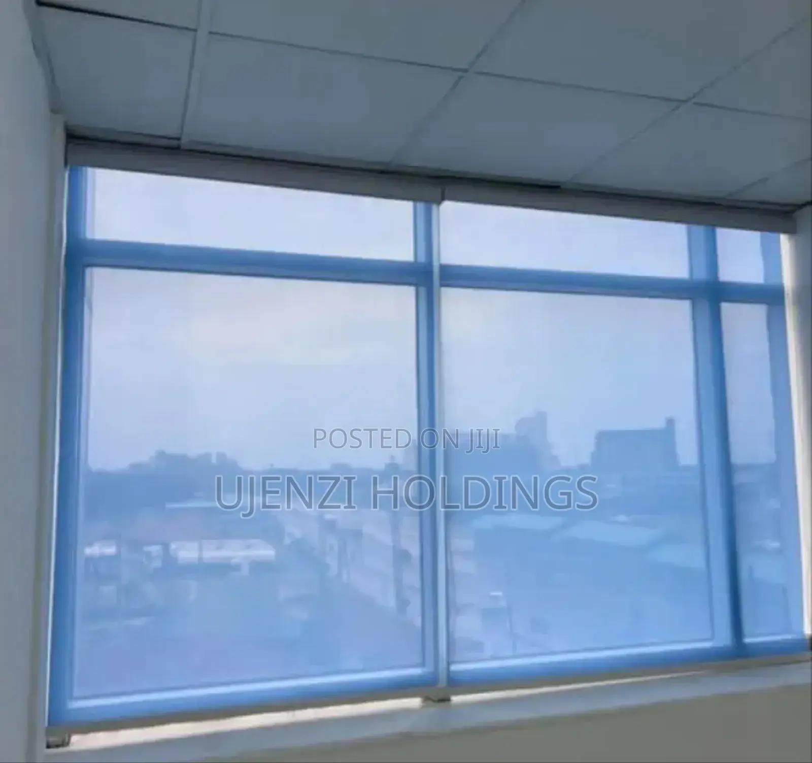 Window Blinds Of Roller Blinders Of Blue Colour In Tanzania