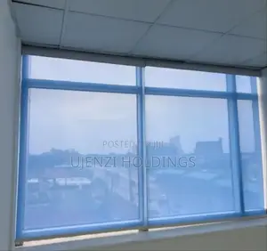 Window Blinds Of Roller Blinders Of Blue Colour In Tanzania