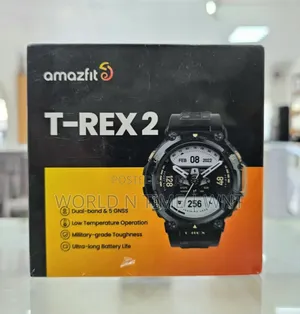 Amazfit Trex2 Heavy Duty Smart Watch Black Gold