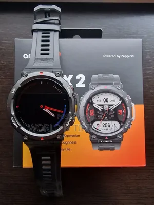 Amazfit Trex2 Heavy Duty Smart Watch Black Gold