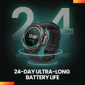 Amazfit Trex2 Heavy Duty Smart Watch Black Gold