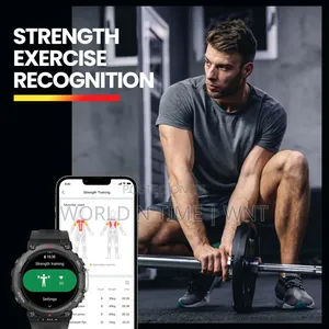 Amazfit Trex2 Heavy Duty Smart Watch Black Gold