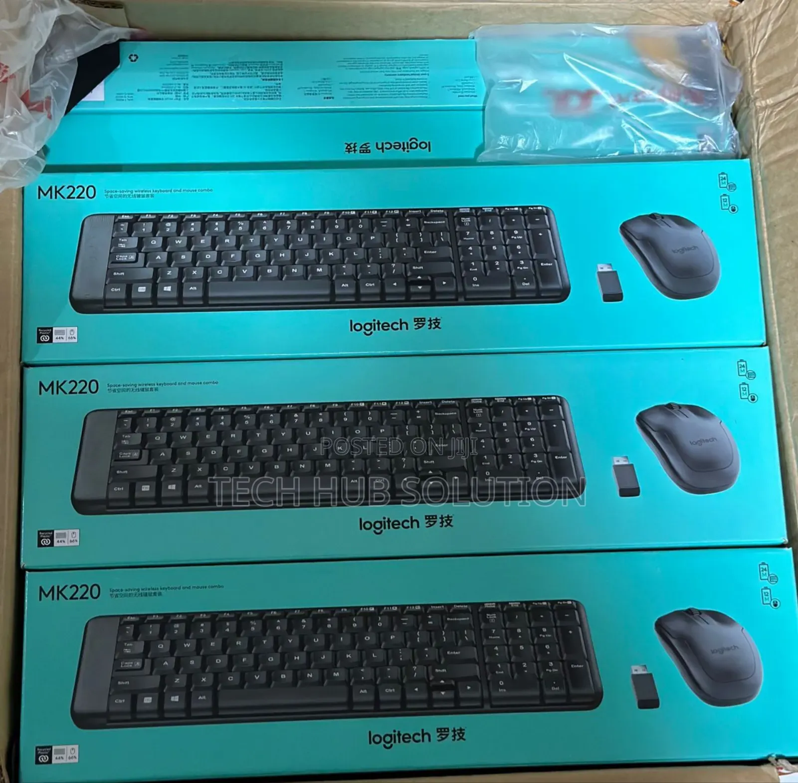 Logitech Mk220 Original Keyboard and Mouse Wireless Combo