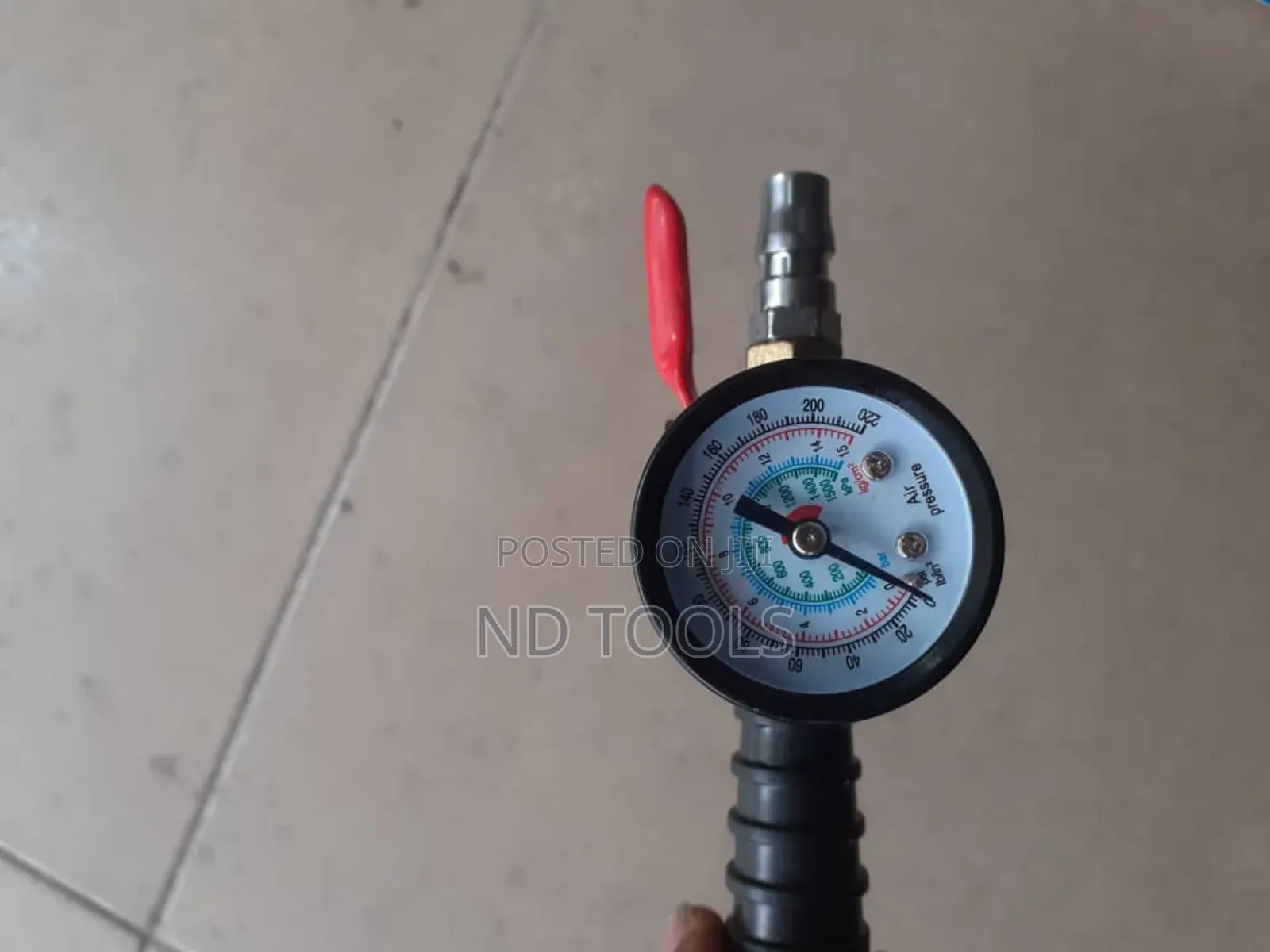 Inflatable Nozzle With Gauge 16BAR /23opsi