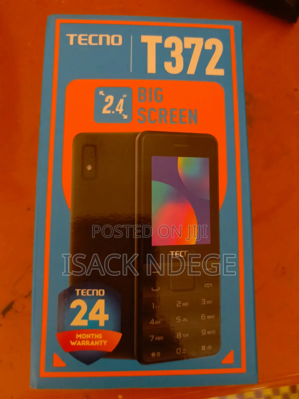 New Tecno T372 Black