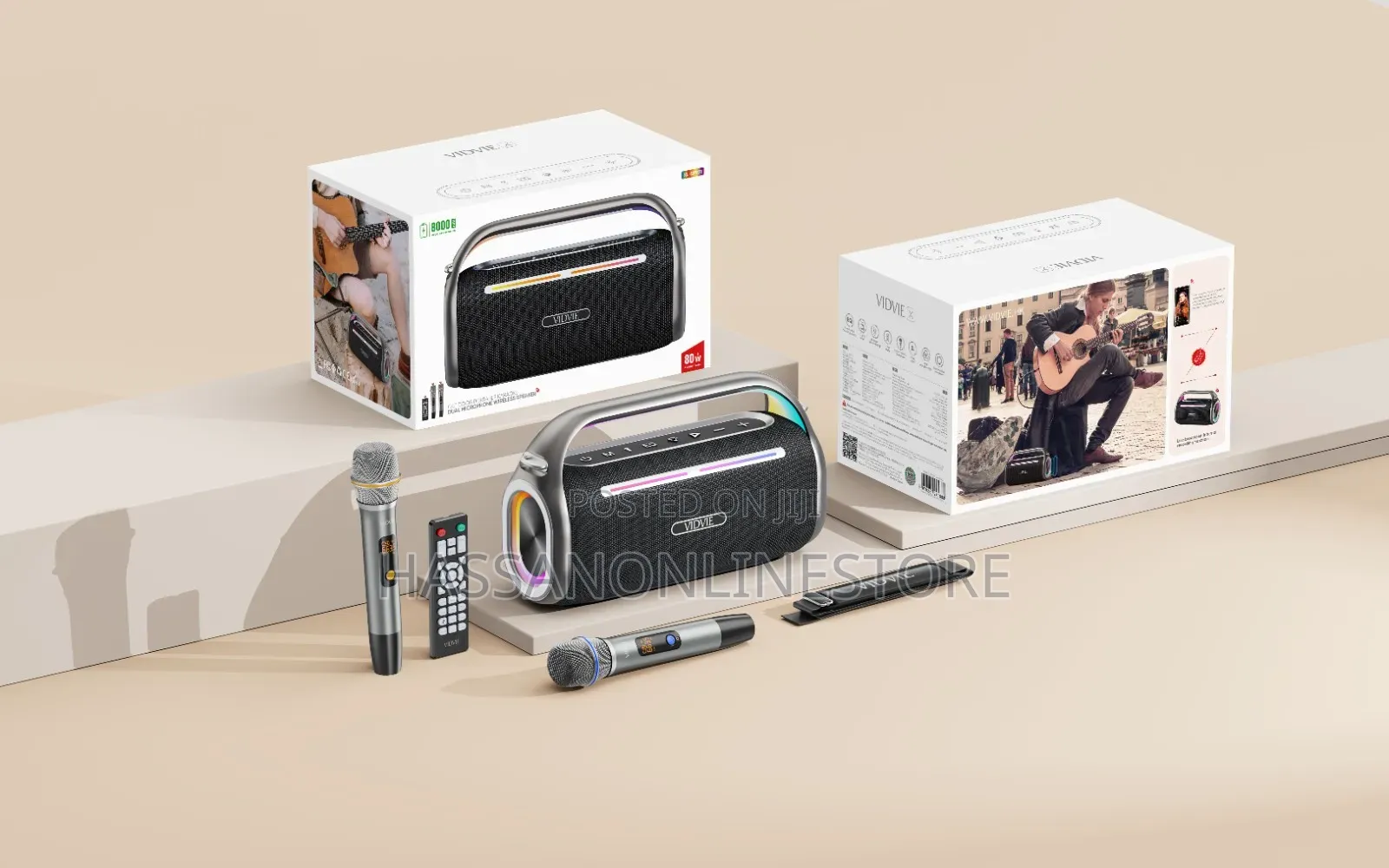 Vidvie Xl-sp921outdoor Portable Karaoke Dual Microphone