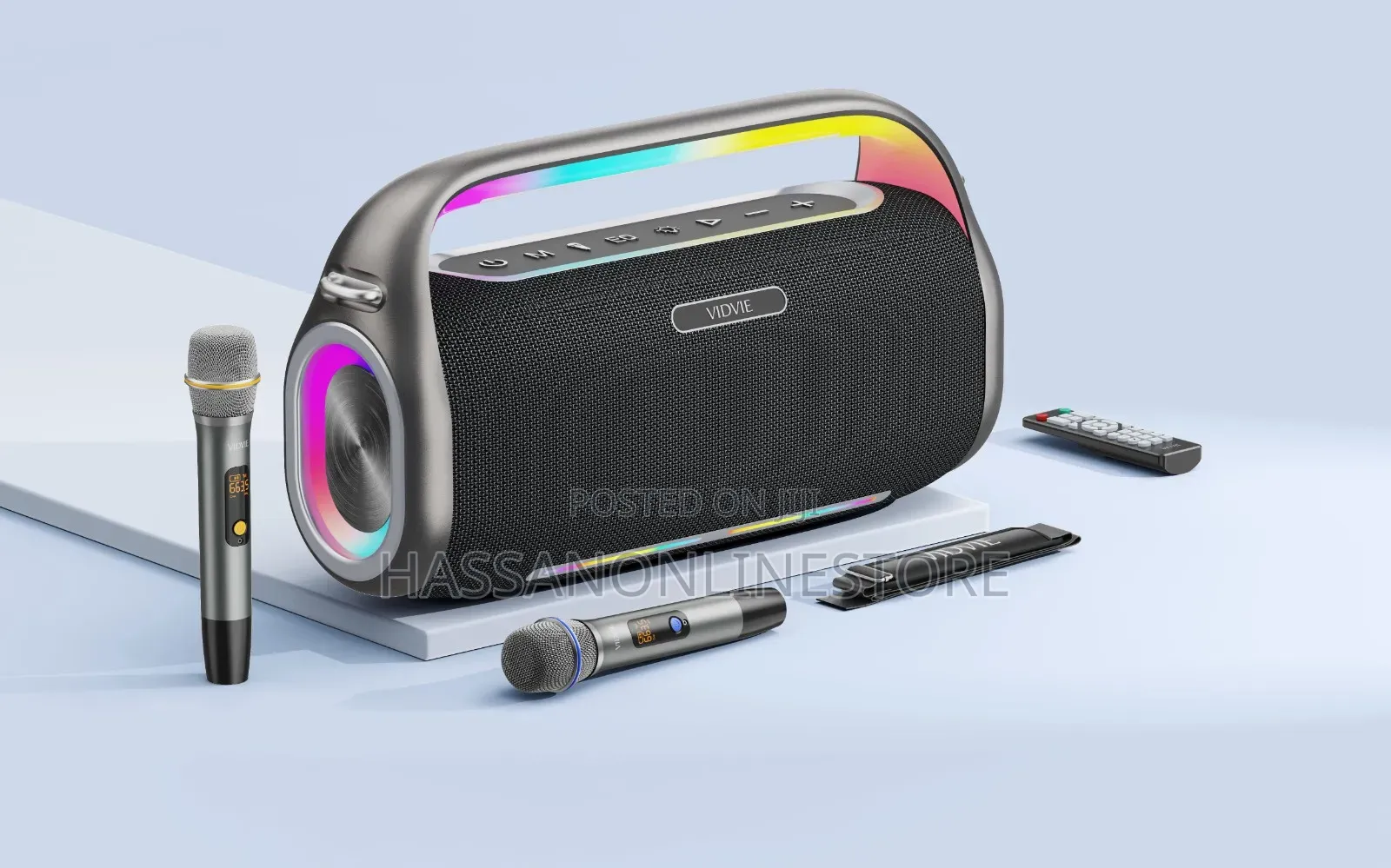 Vidvie XL-SP923 Portable Dual-Mic Karaoke Wireless Speaker