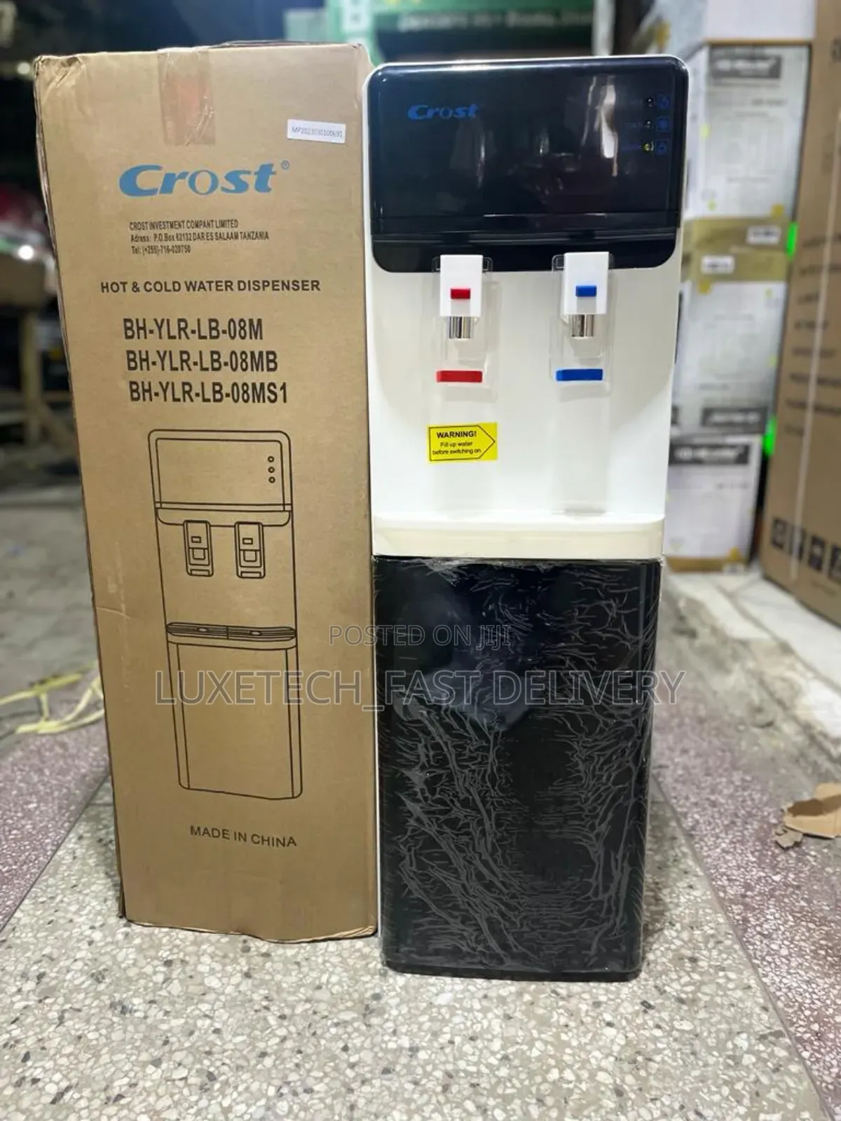 Crost Water Dispenser 2 Taps With Cabinet