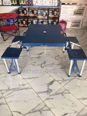Aluminum Foldable Table Camping Picnic Folding Grilling Seat