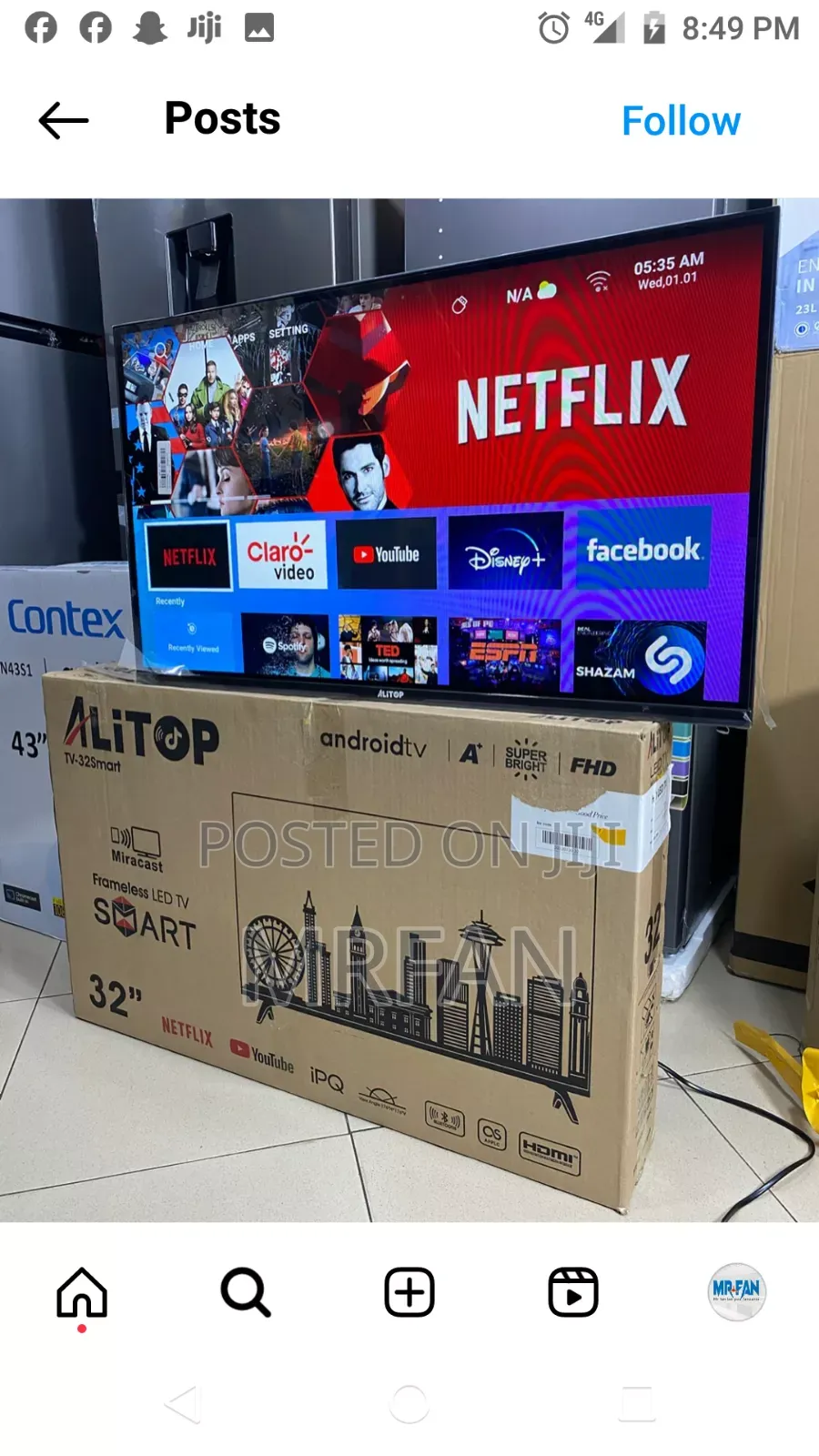 Smart Tv Altop Brand New