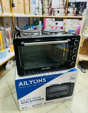 Alyons Oven Yenye Jiko 48L