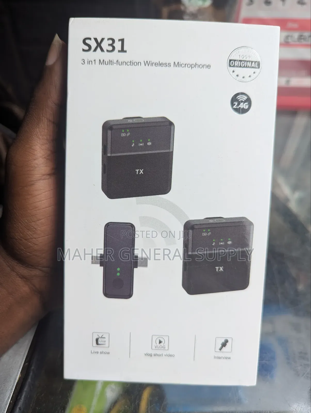 Sx31 Wireless Microphone Noise Cancel
