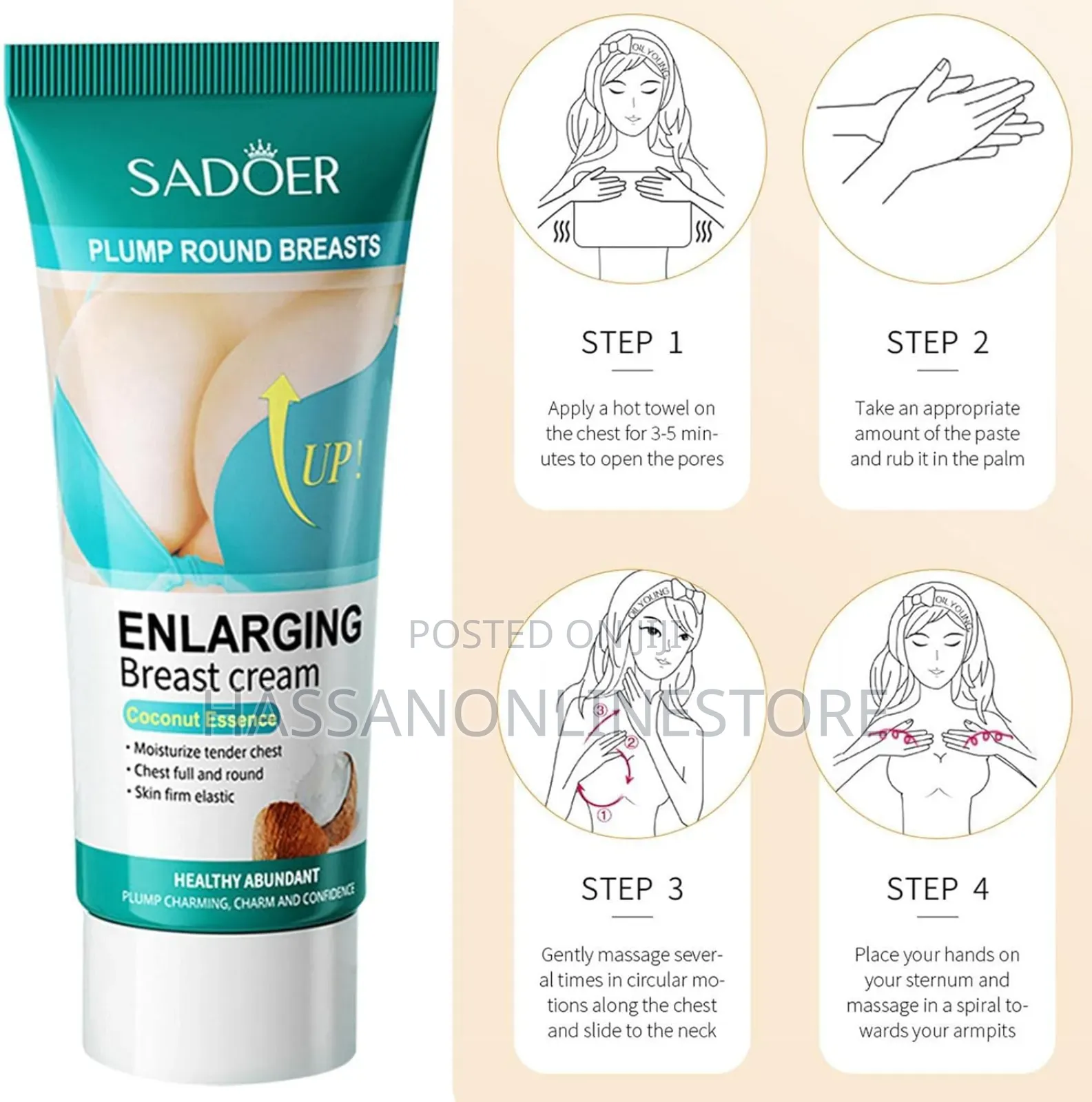 Sadoer Enlarging Breast Cream 60g