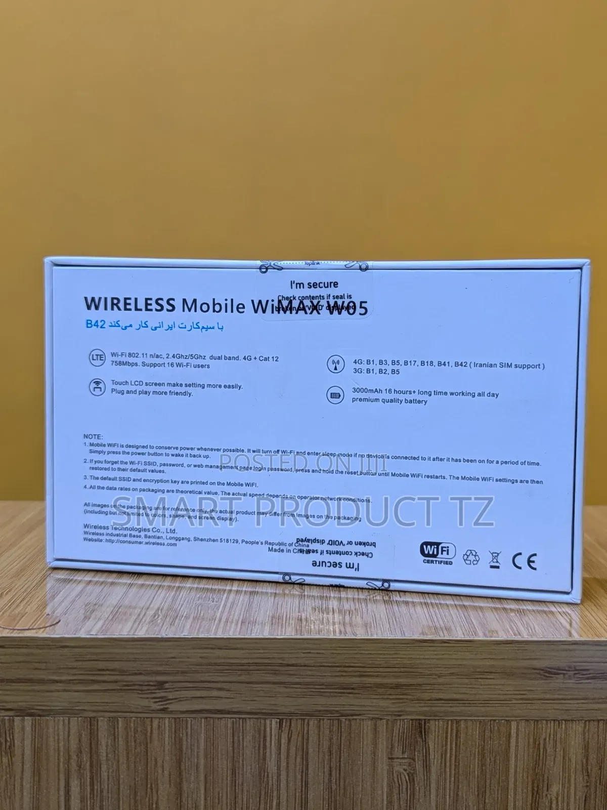 Huawei Wireless Mobile Wifi W05 With Touch Pad