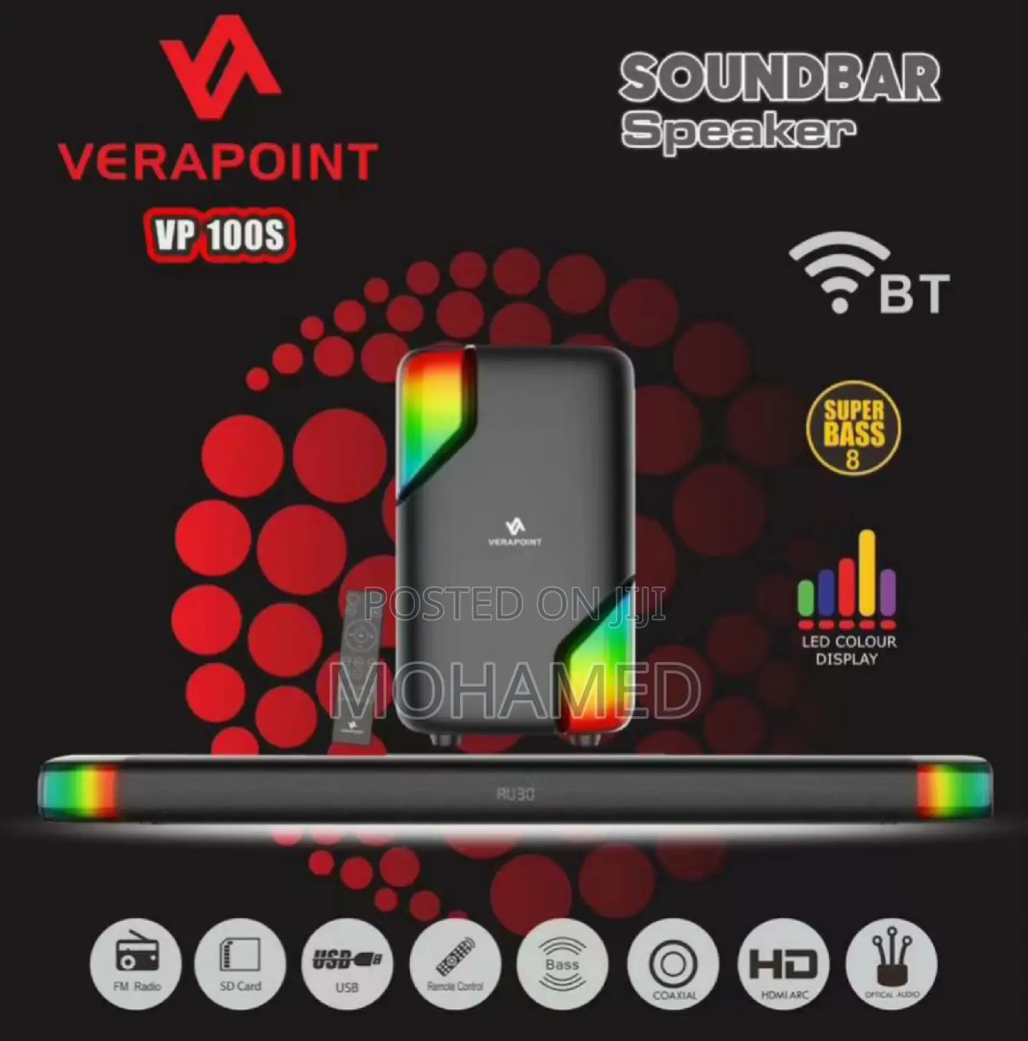 Vera Point Wireless Sound Bar