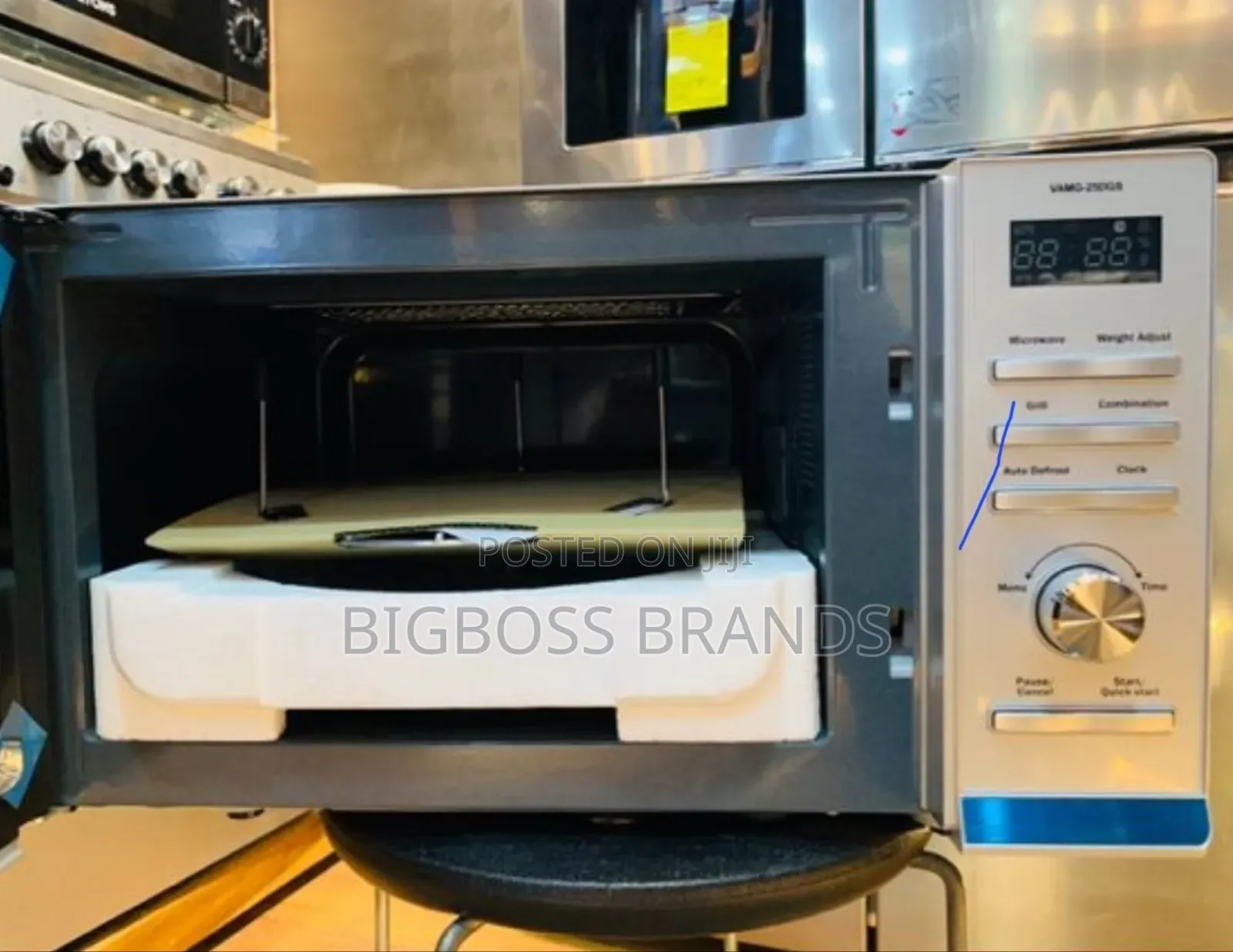 Von Microwave 25L Inapasha Na Kuchoma
