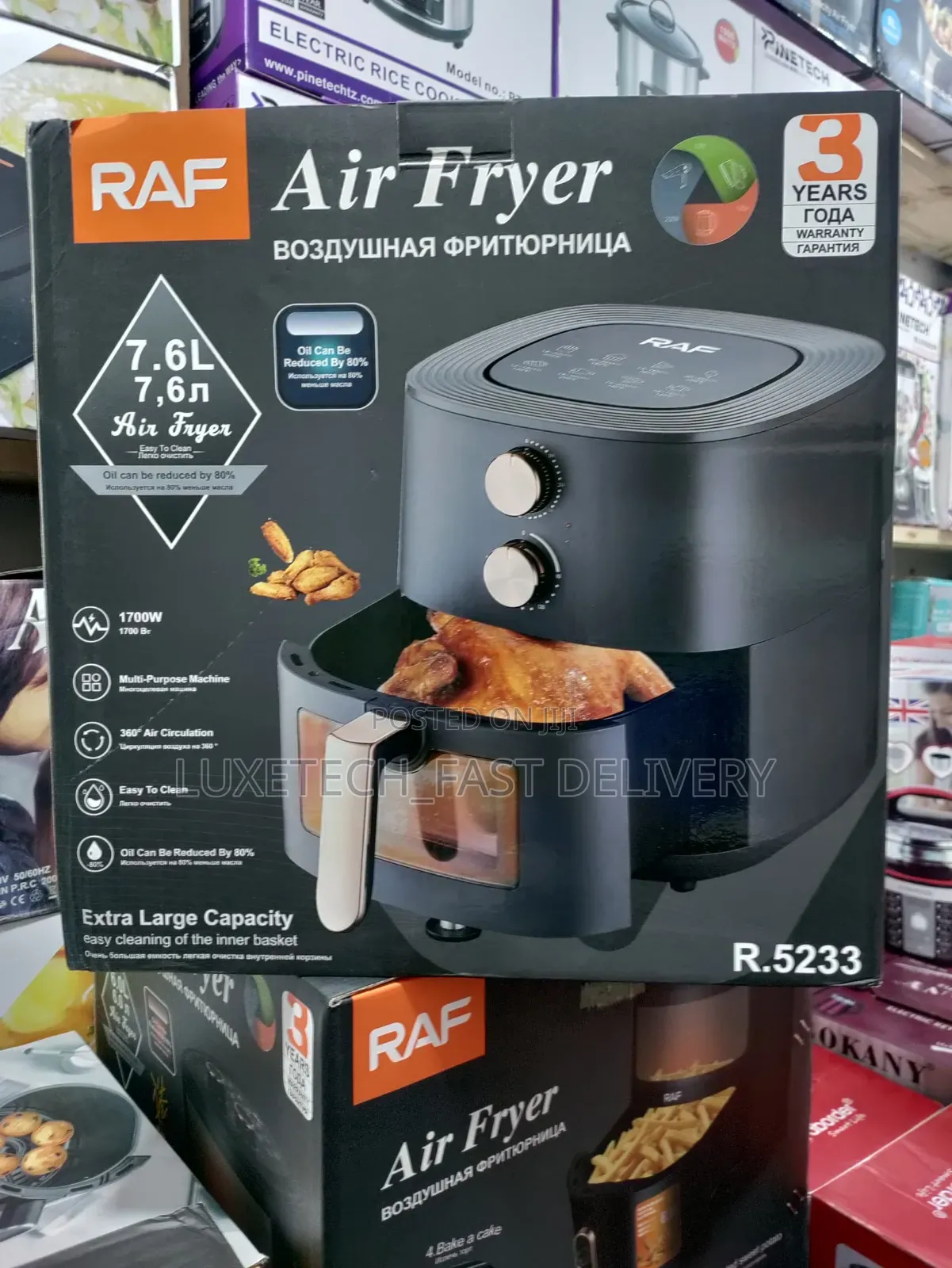 Raf Air Fryer 7.6 Litres