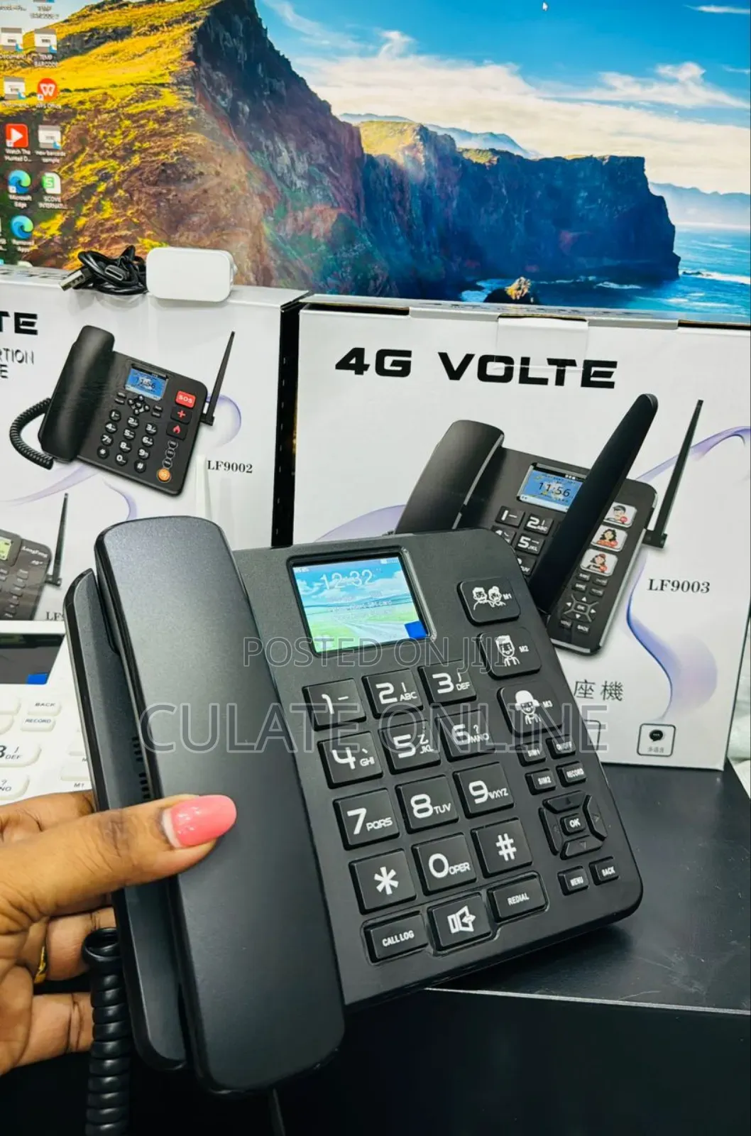 Wireless Desk Phones / Simu Za Mezani With 2 Sim Card Slots