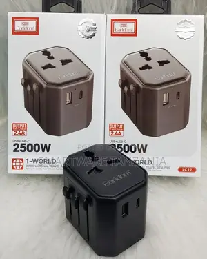 Universal Travel Adapter, Type C Plug And Socket Adapter