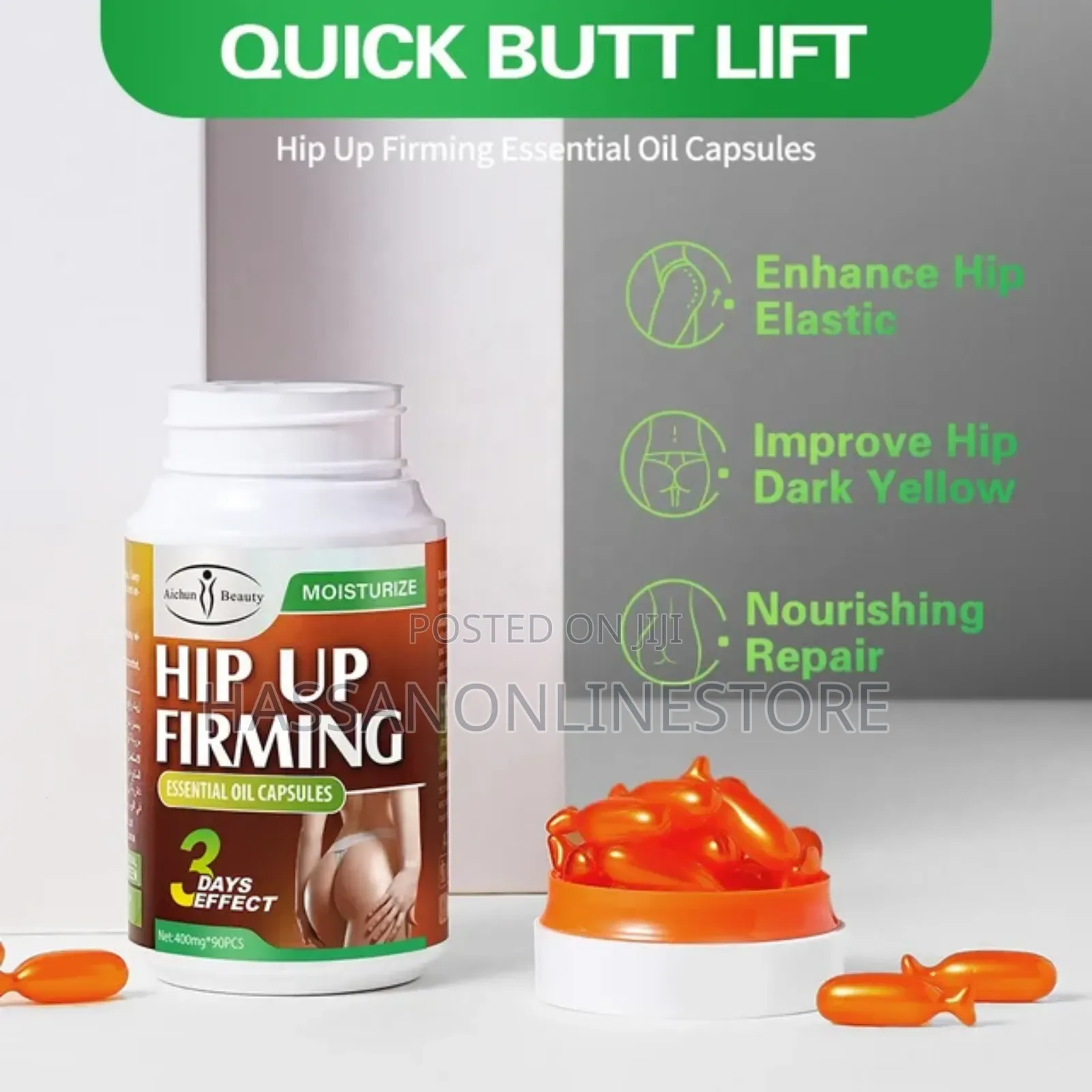 AICHUN BEAUTY Hip Up Firming Lifting Essensial Oil 90pcs