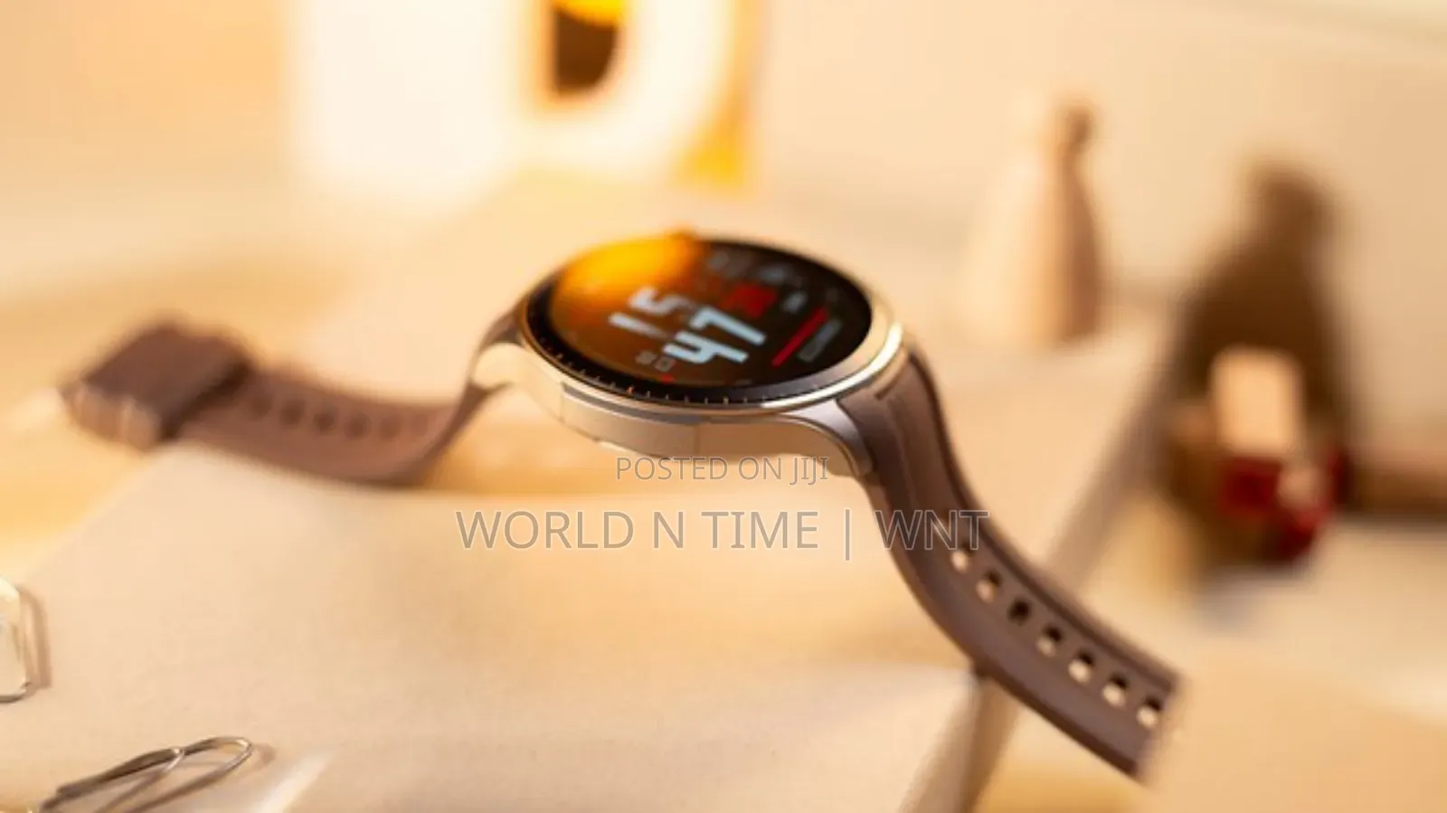 Amazfit Balance Smart Watch Grey Case Black Belt