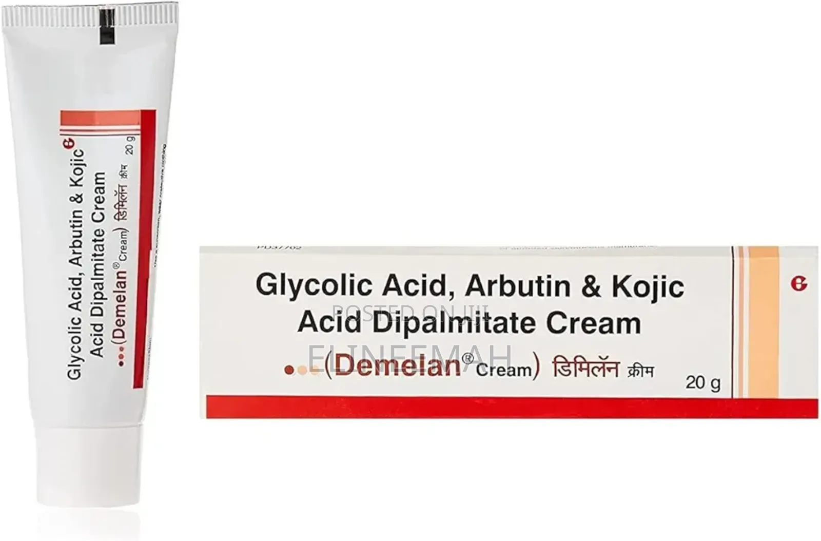 Glycolic Acid, Arbutin Kojic Acid Dipalmitate Cream