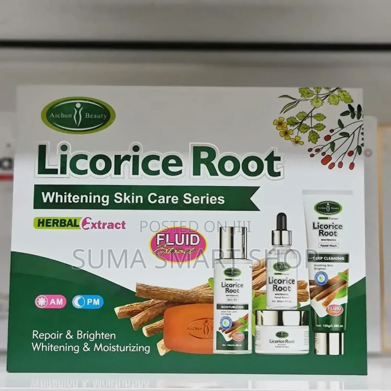 LICORICE ROOT Skin Care Set .