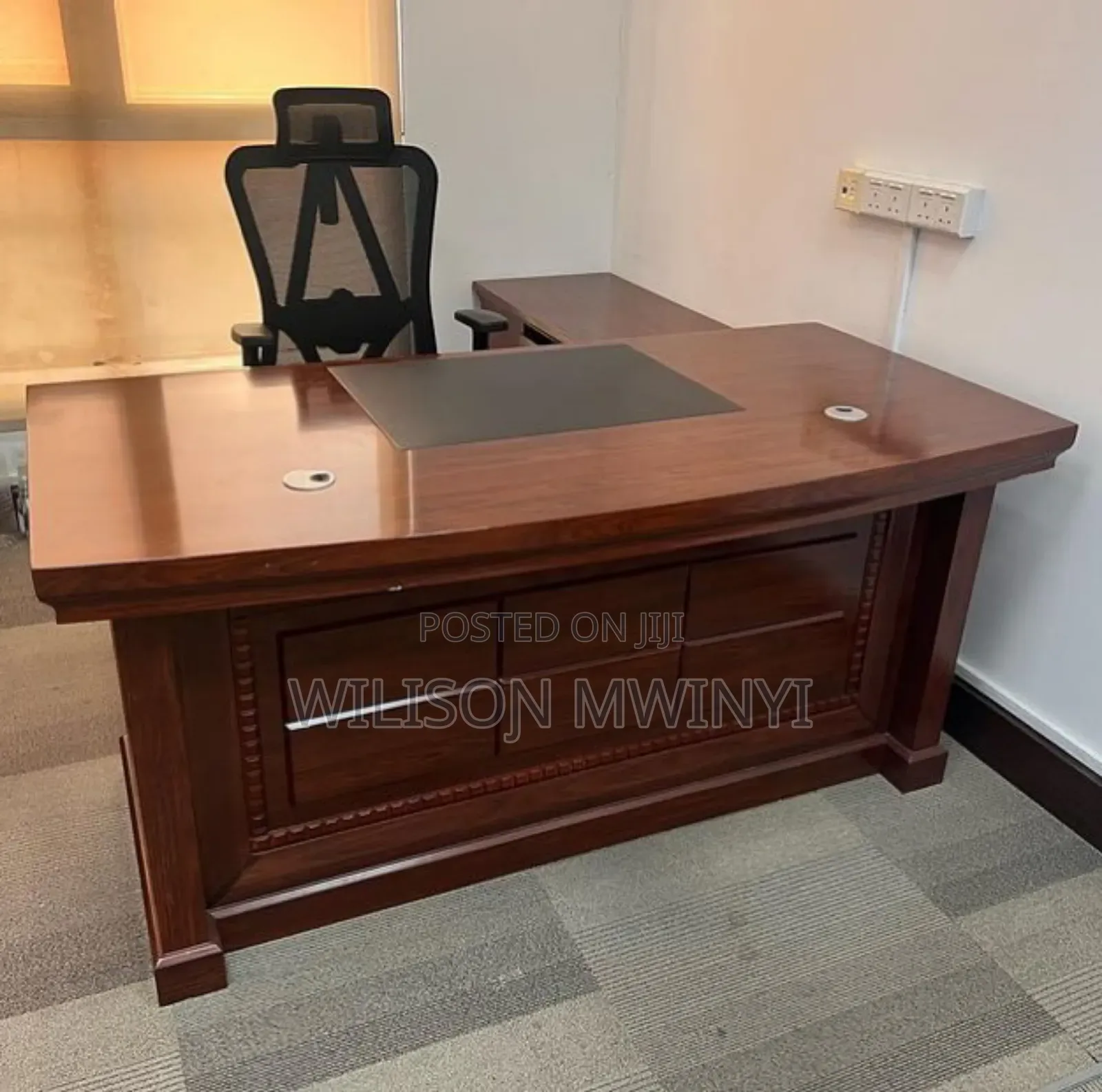 Executive Table + Office Chair(Meza Na Kiti) Full Set