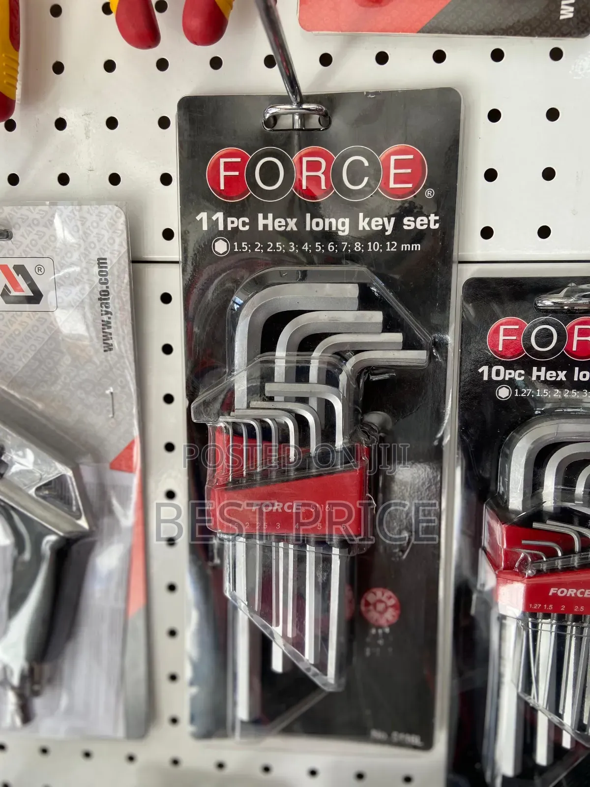 Force 11 PC Hex Long Key Set