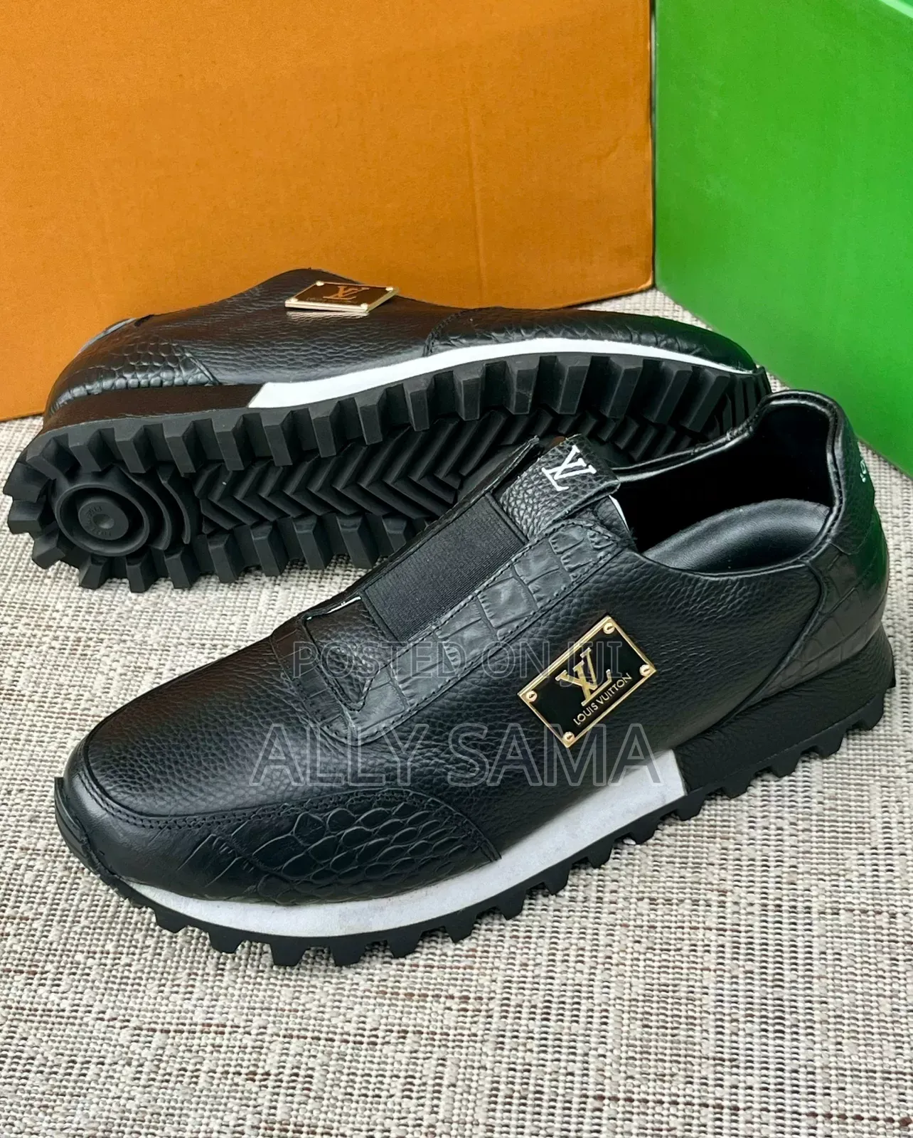 Mens Sneakers Louis Vuitton Material Leather