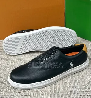 Mens Sneakers Brand Polo Material Leather