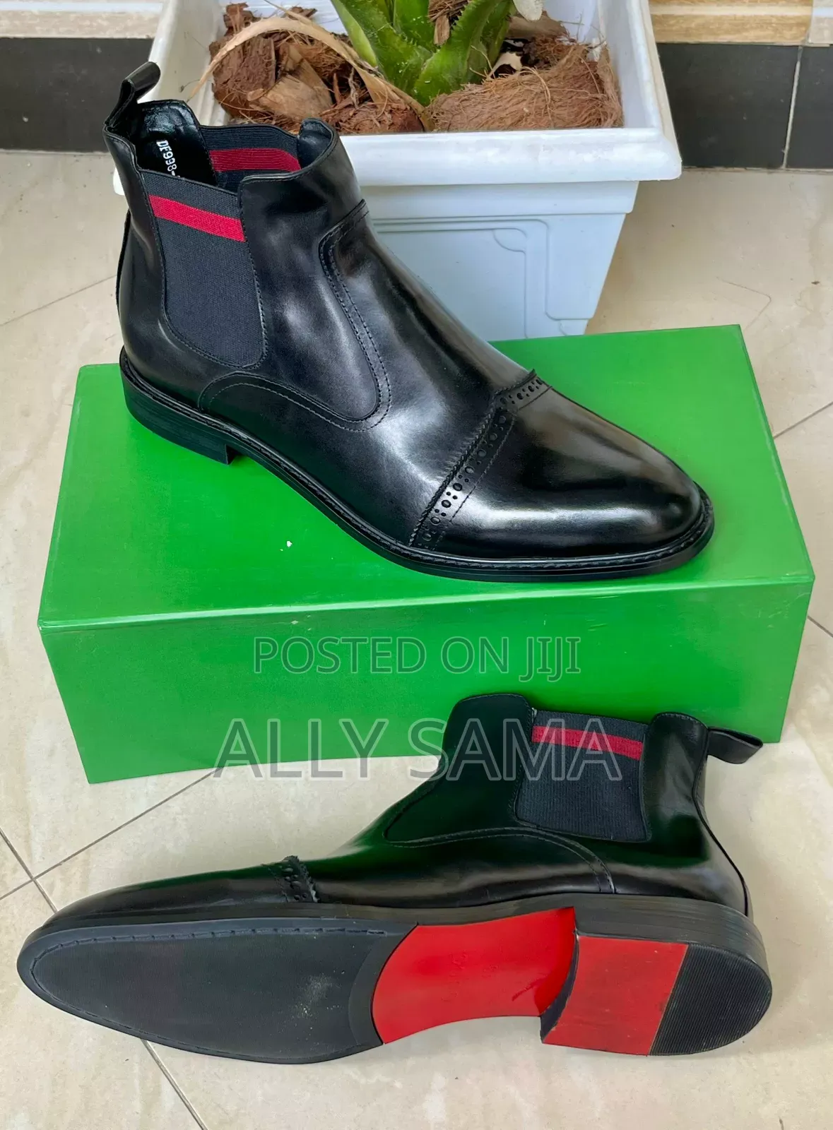 Mens Travolta Gucci Material Leather