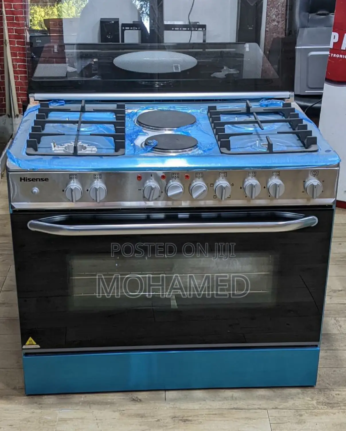 Hisense Cooker/Jiko 4gas 2 Electric Plates
