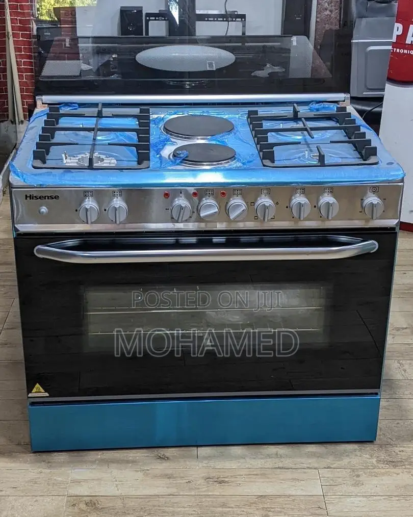 Hisense Cooker/Jiko 4gas 2 Electric Plates