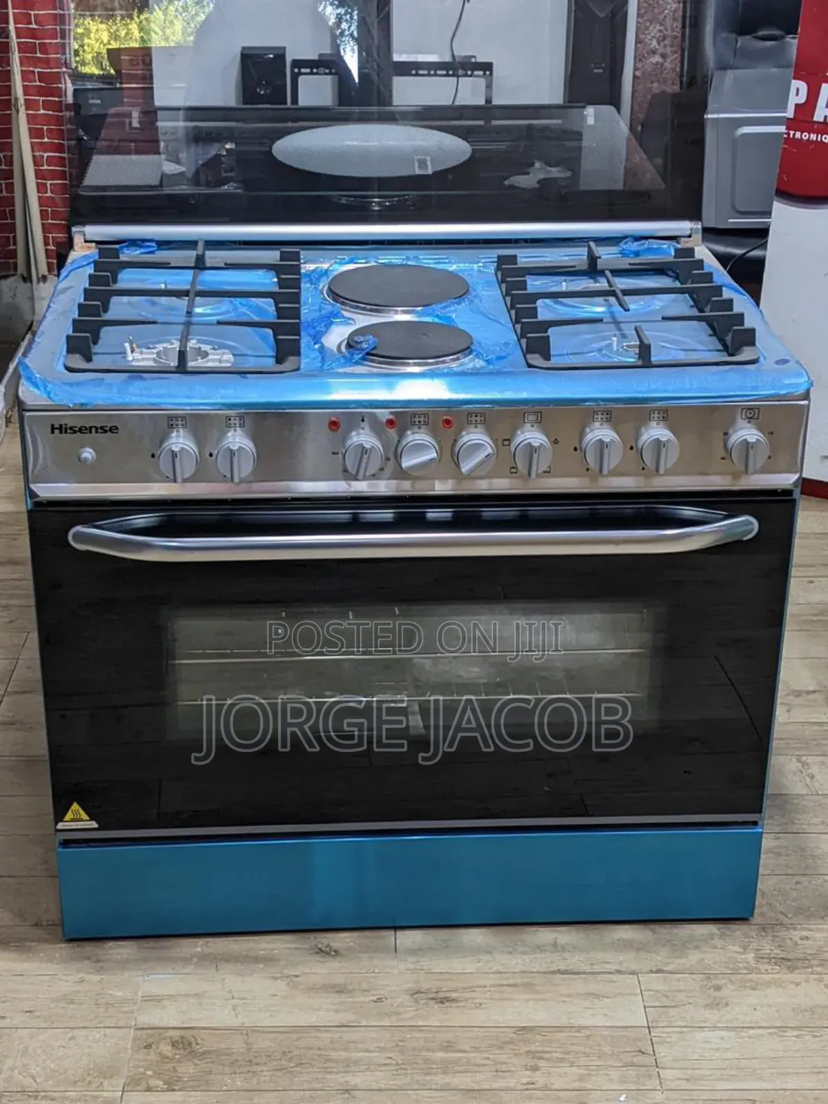 90*60 New Hisense Oven Electric and Gas