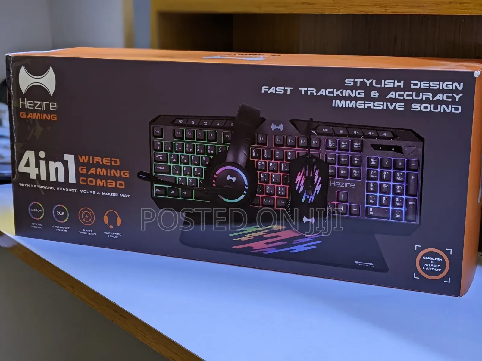 Hezire 4 in 1 Wired Gaming Combo