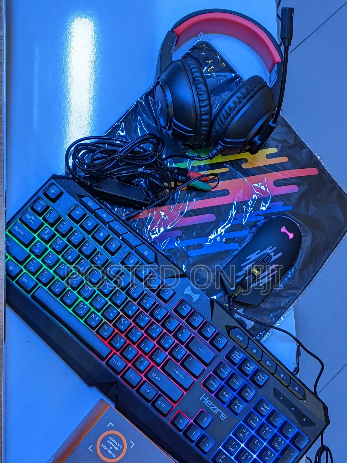 Hezire 4 in 1 Wired Gaming Combo