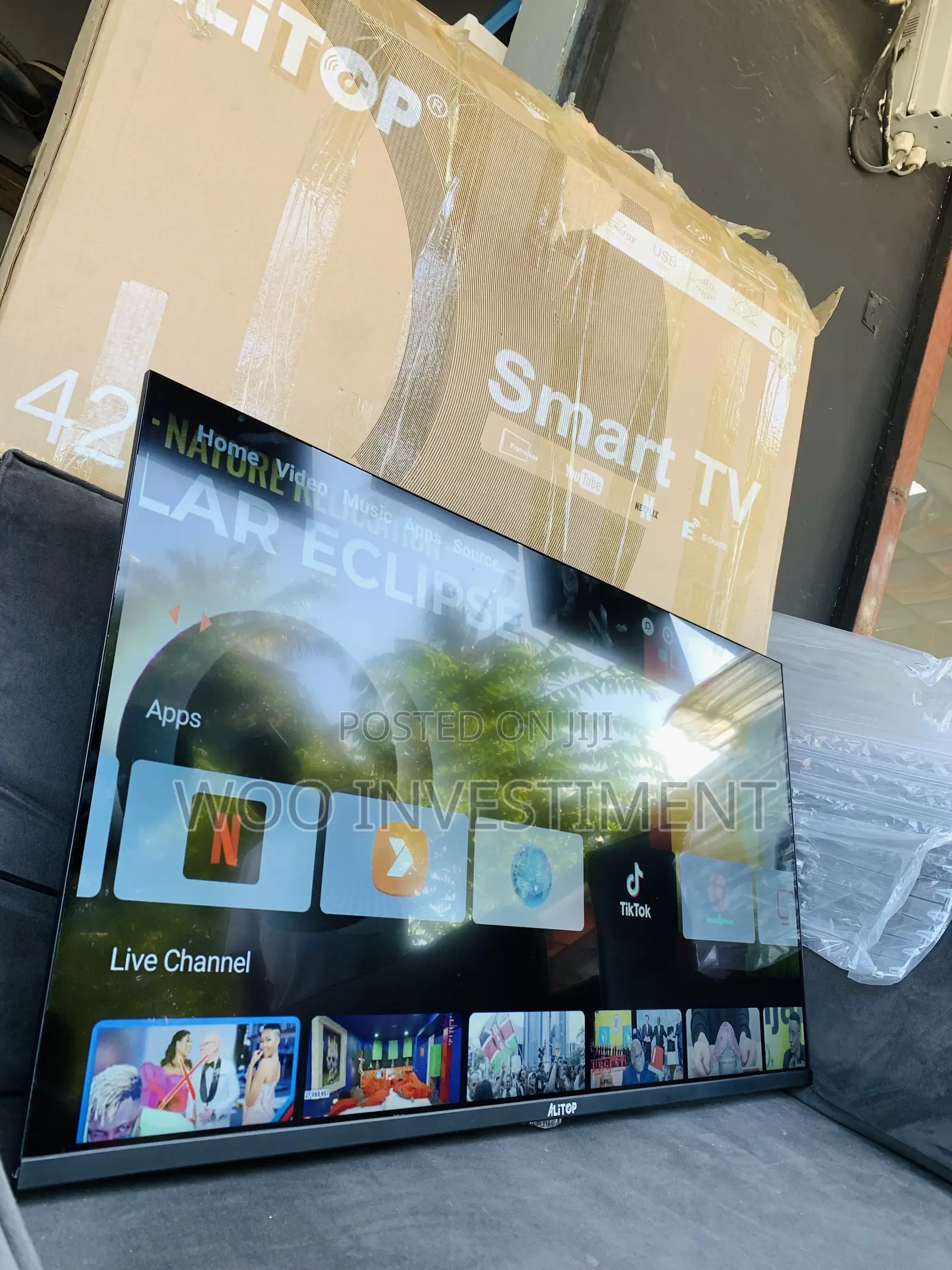 Alitop Smart TV NCH 42 Clean Sana Zinapatikana Mpya Sana Ful
