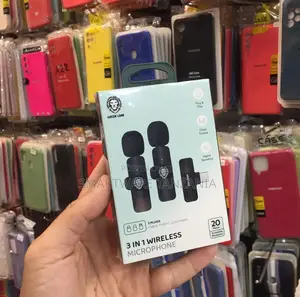 Wireless Lavalier Microphone One Click Noise Cancellation