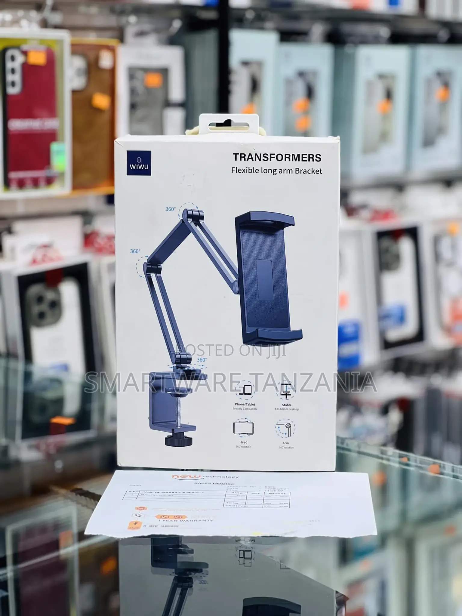 Phone Desk Mount Stand 360° Tablet Stand And Holder