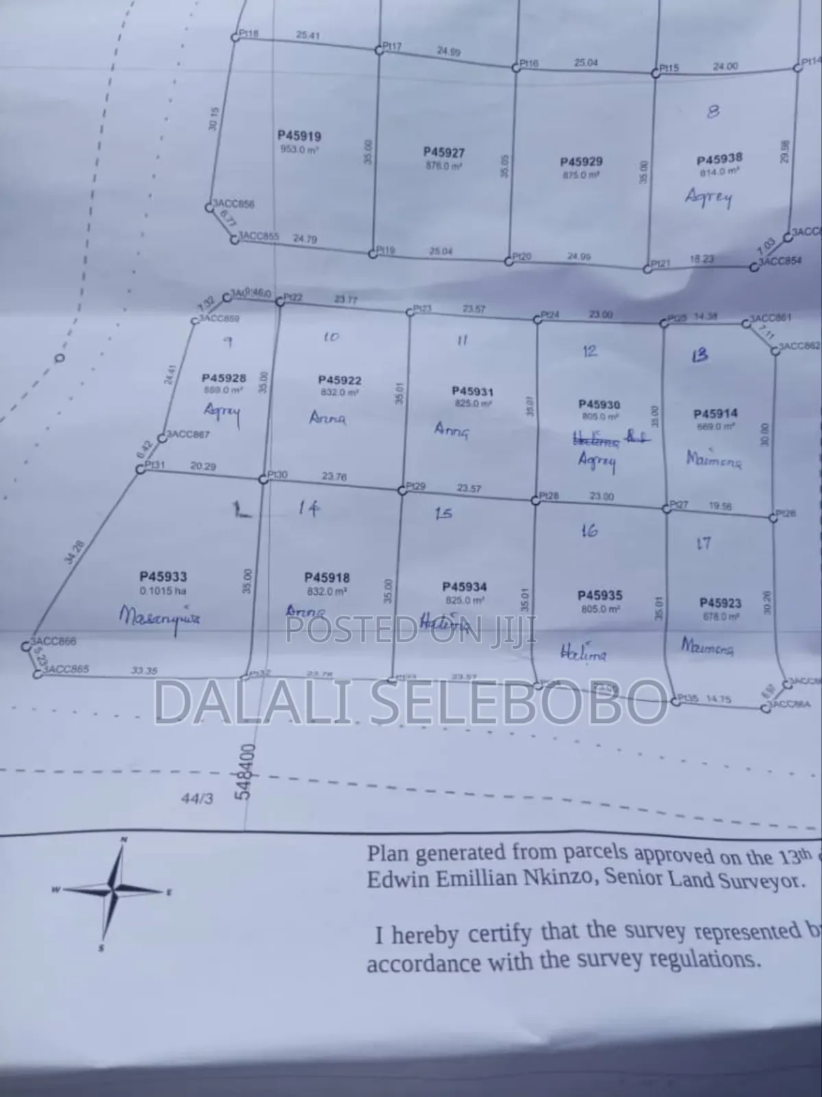Plot Sale at Mbweni Teta Investimet Area