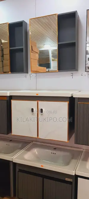 Cabinet,Sink With Mixer, Mirror Full Set 3pcs