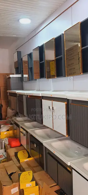 Cabinet,Sink With Mixer, Mirror Full Set 3pcs