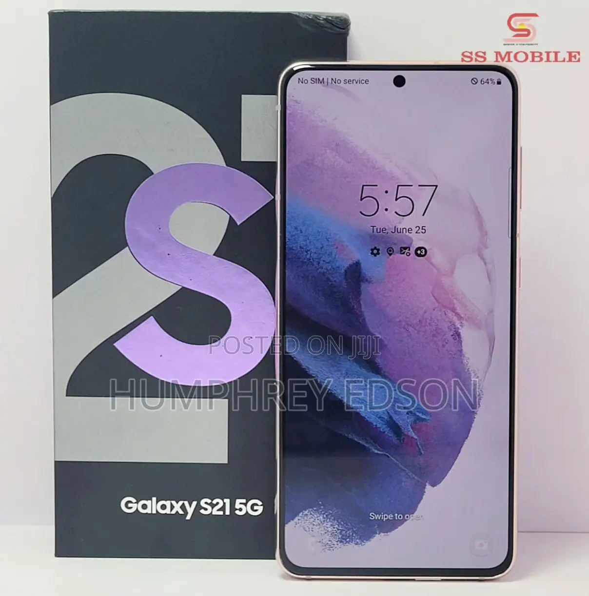New Samsung Galaxy S21 5G 128 GB Purple