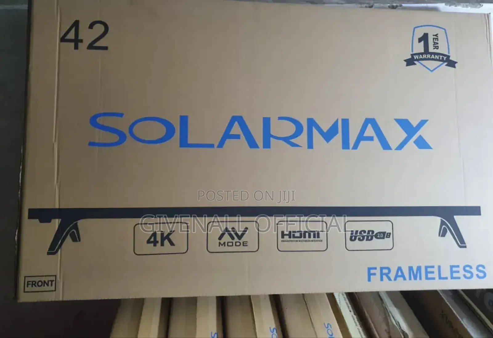 Ofa Ofa = Solarmax Tv Nchi 42 Led Ina Hd Kali Warranty Mwaka