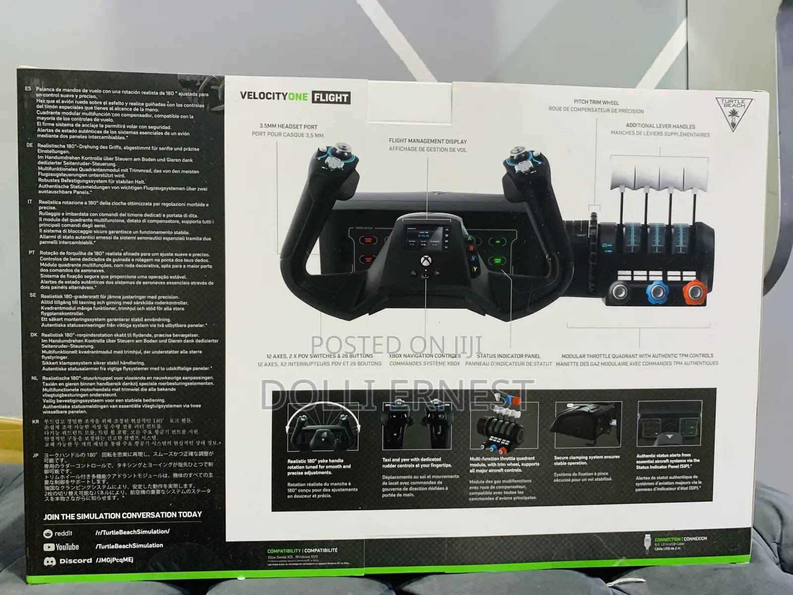 Velocity One Flight Yoke System