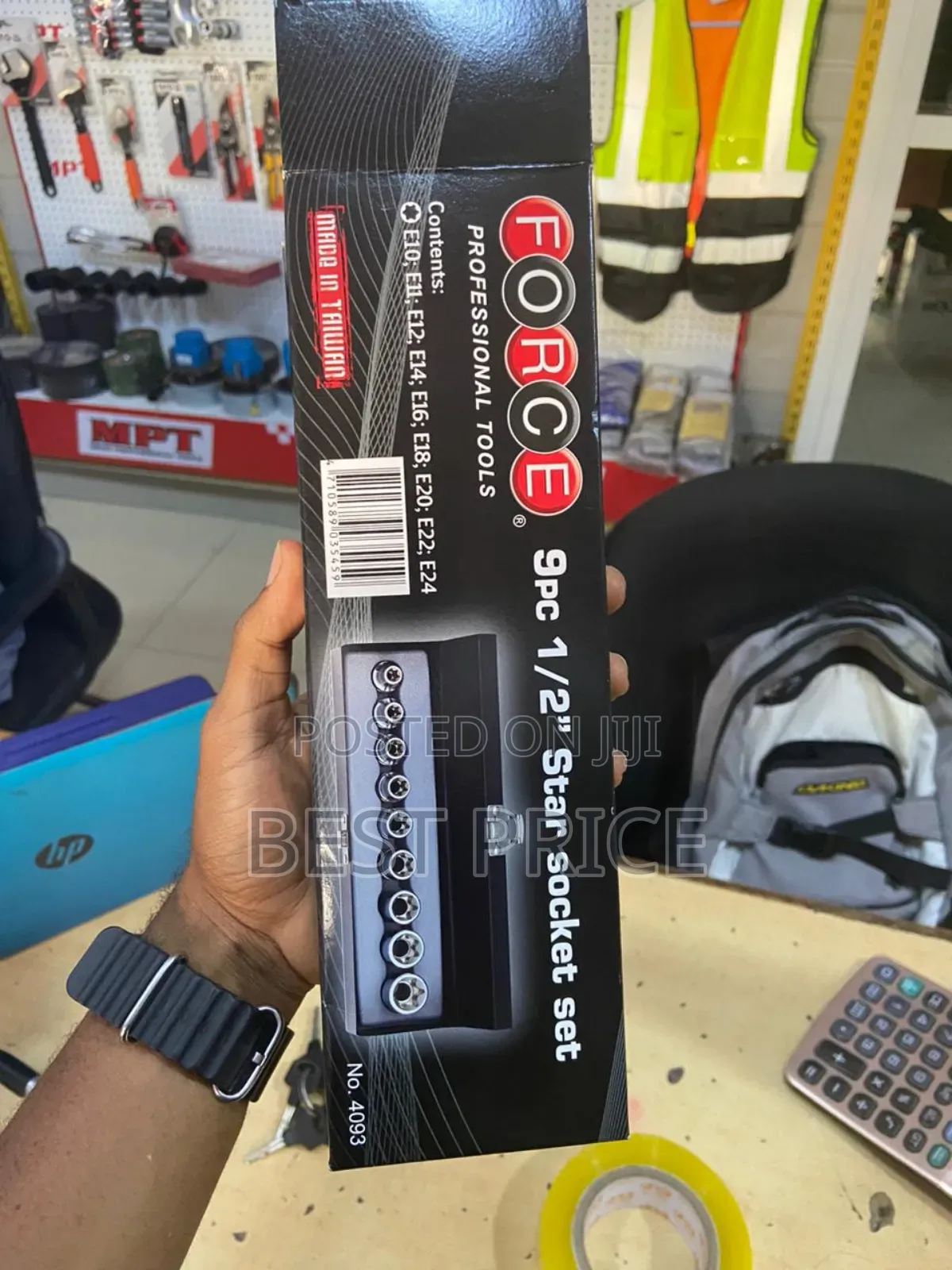 Force 9 PC Star Socket Set