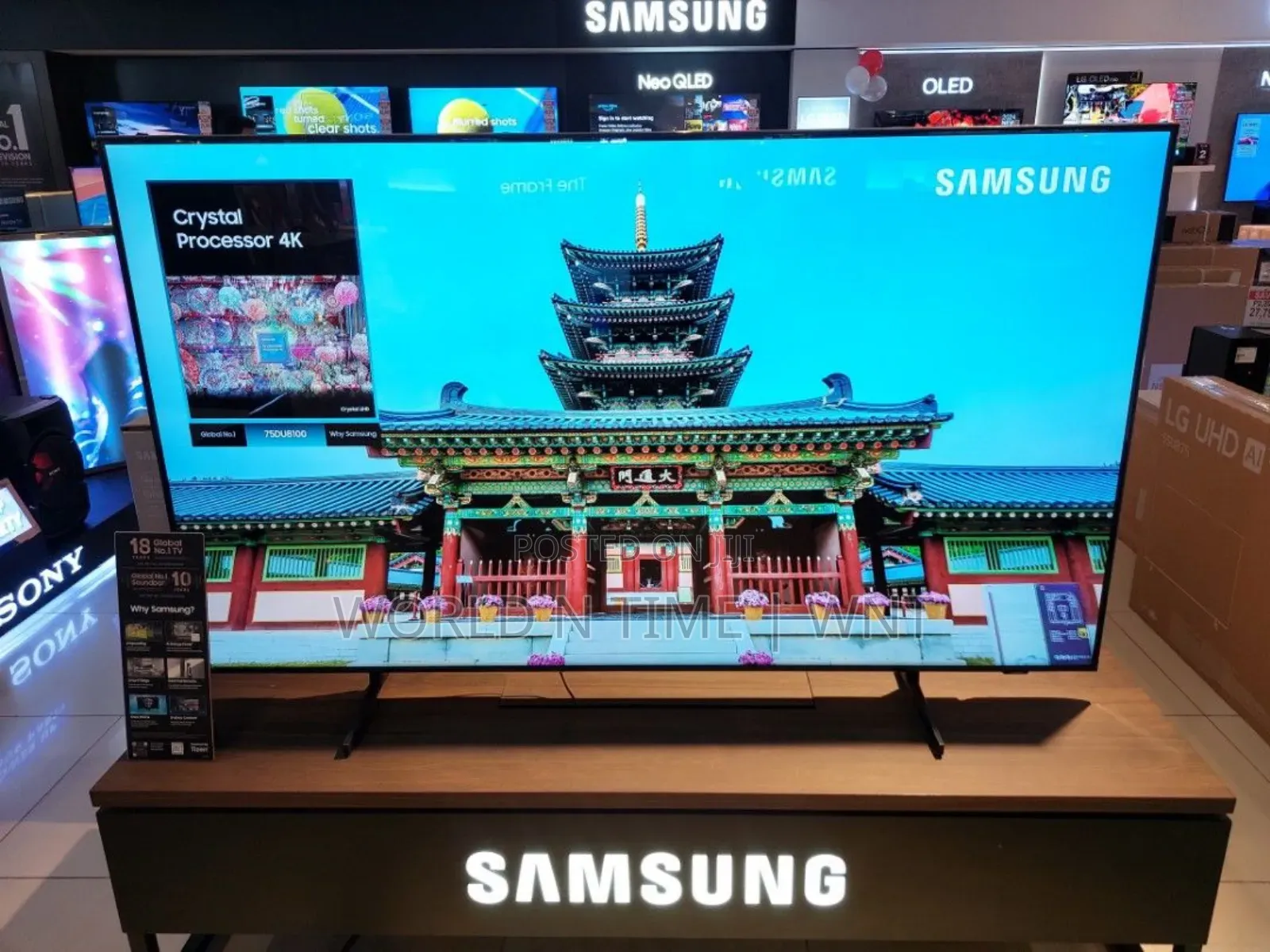 Offer Samsung 75" Crystal Uhd Du8000 Smart Tv 75du8000 (2024)