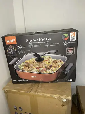 Electric Frying Pan Ceramic Coating Multi Function Cooker